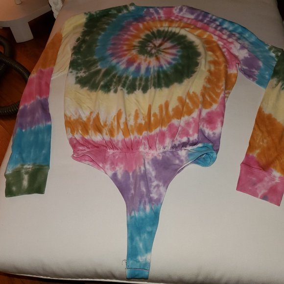 FREE PEOPLE TIE DYE BODY SUIT (NEVER WORN) - Picture 3 of 3